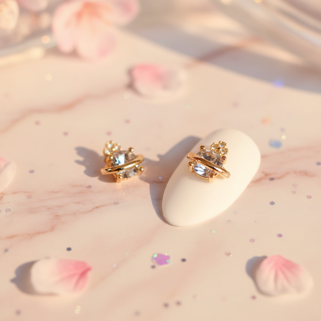 Saturn Planet Charm